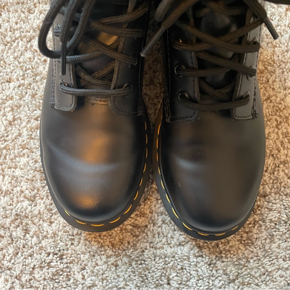 Dr. Martens 1460 Black Leather Boots - Picture 2 of 7